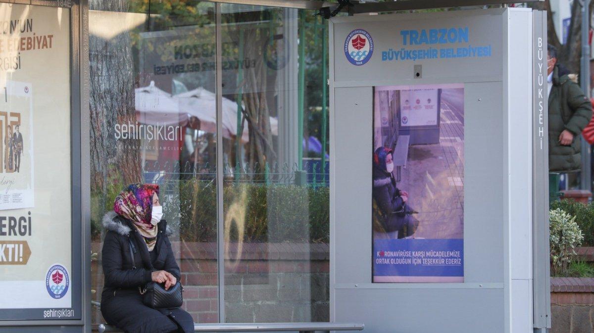 Trabzon'da yapay zeka ile maske takmayan vatandaşlar böyle uyarılıyor