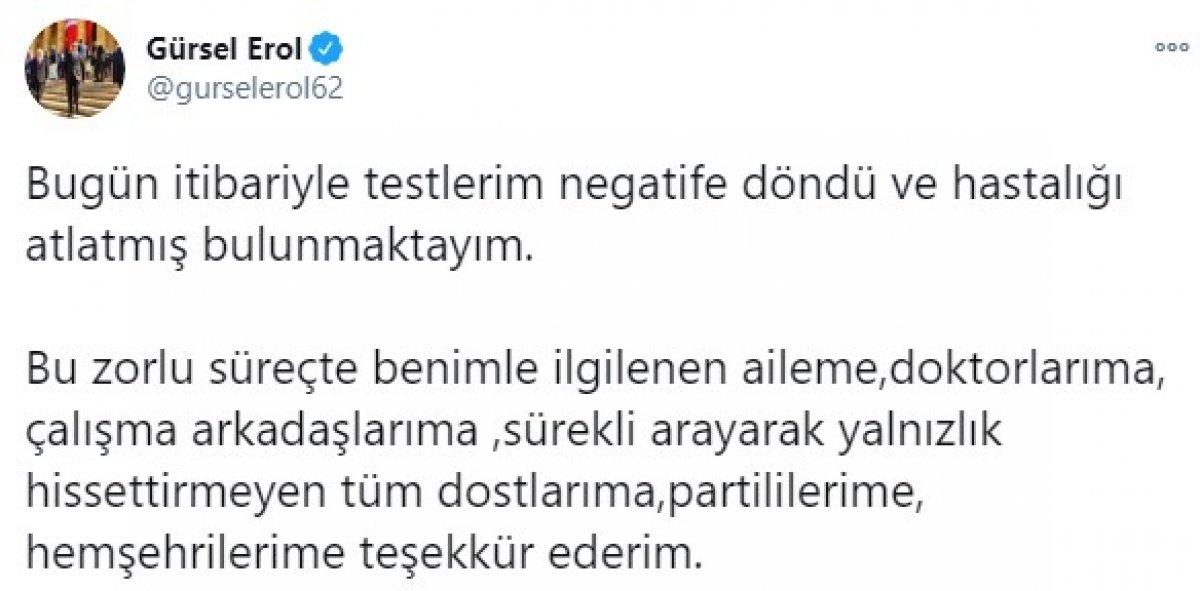 Koronavirüse yakalanan CHP Elazığ Milletvekili Gürsel Erol için özel uçak gönderildi
