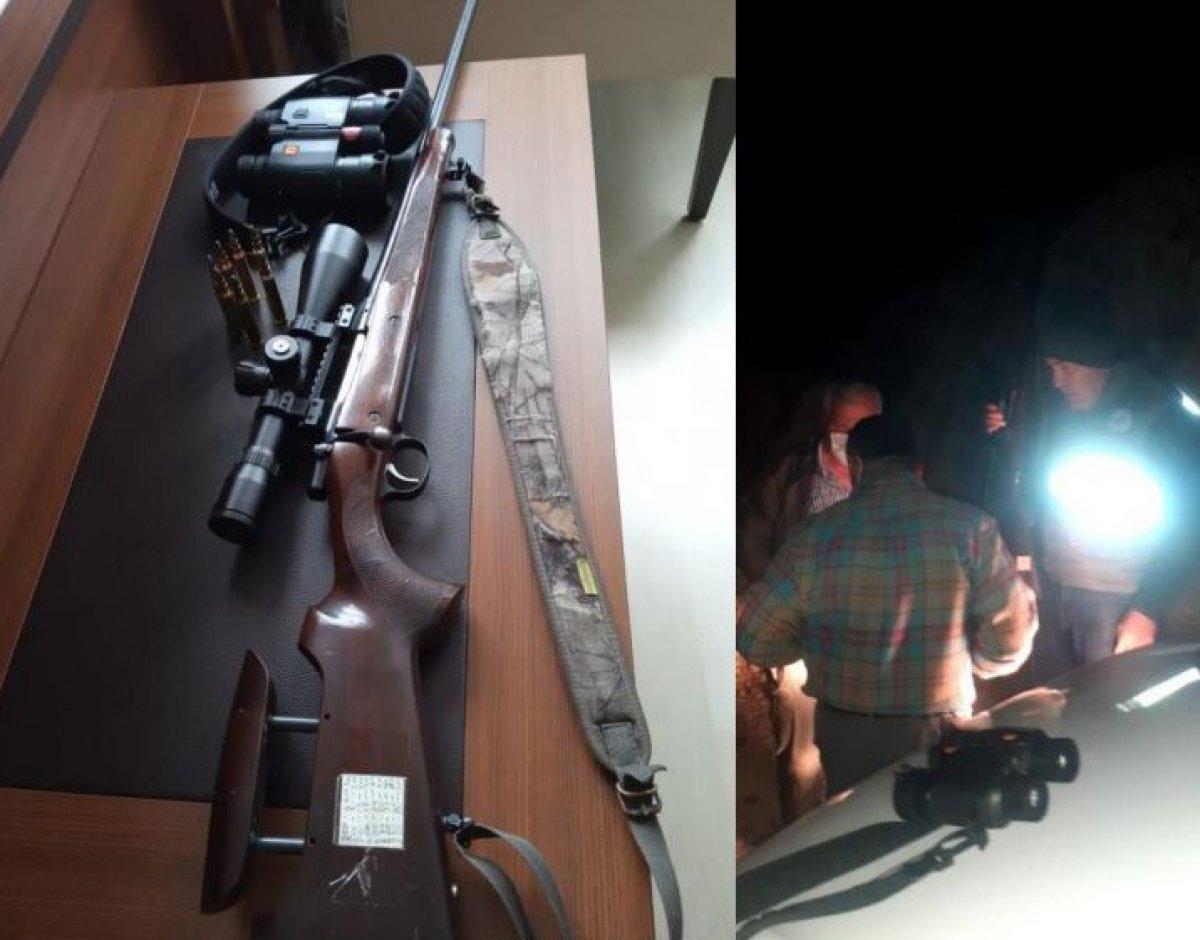 Antalya'da kaçak yaban keçisi avına 64 bin TL ceza