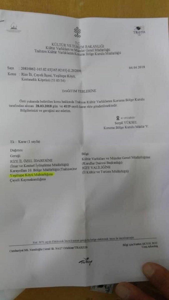 Rize'de iki köy arasında köprü adı tartışması