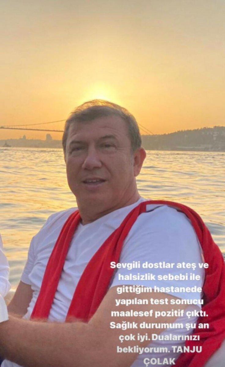 Tanju Çolak'ın koronavirüs testi pozitif