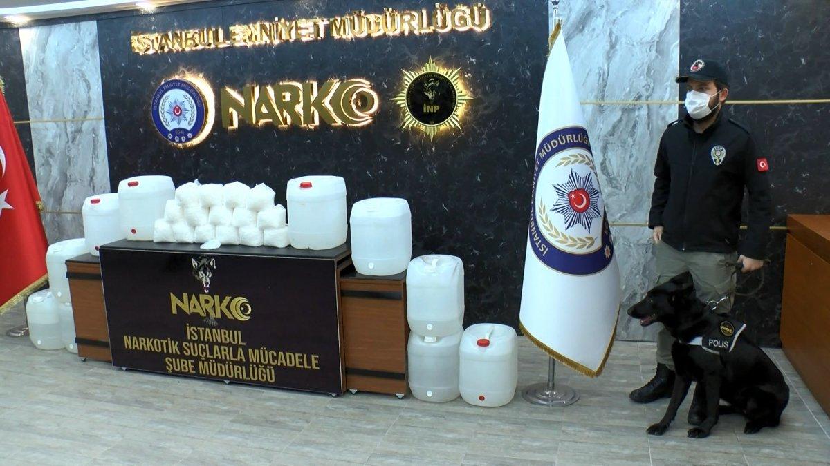 İstanbul polisi 230 kilo metamfetamin ele geçirdi