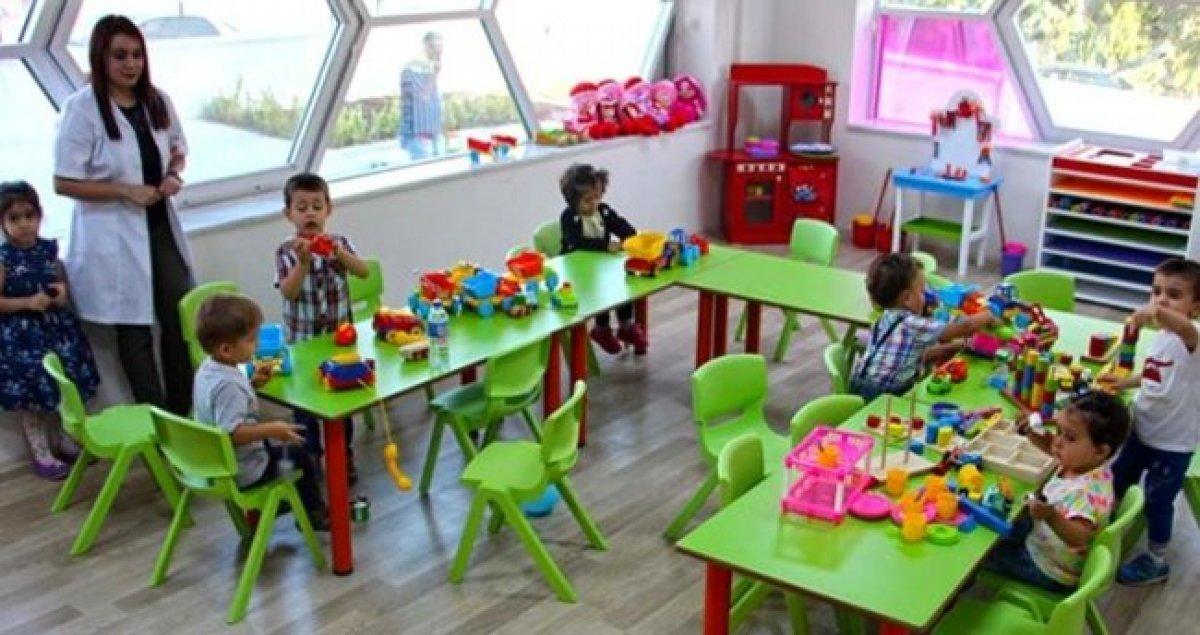 Kreşlerde yüz yüze eğitime ara verildi