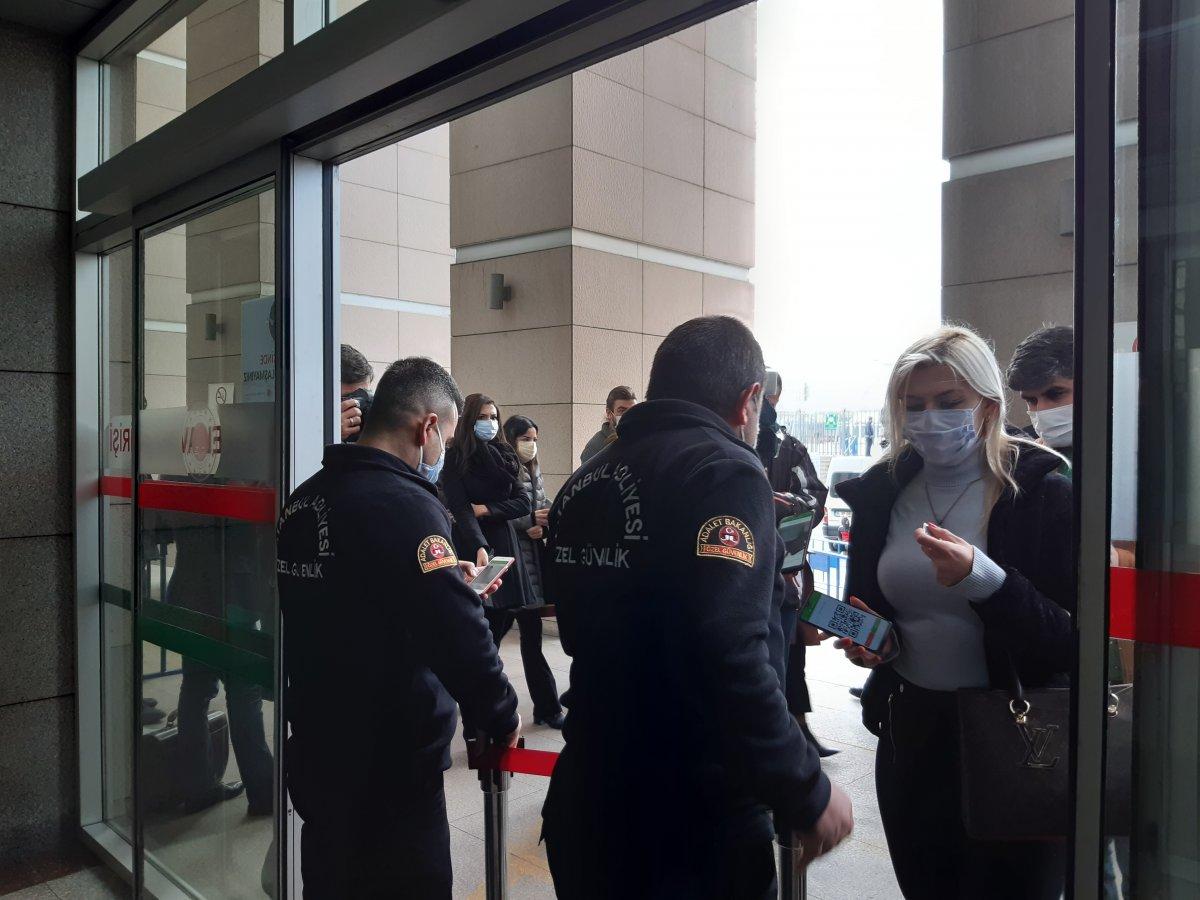 İstanbul Adalet Sarayı’nda HES kodu uygulaması başladı