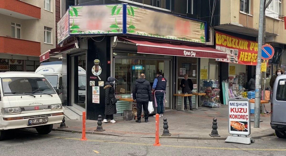 Pendik'te çay ocağı sahibi üst katındaki daireyi kahvehaneye çevirdi