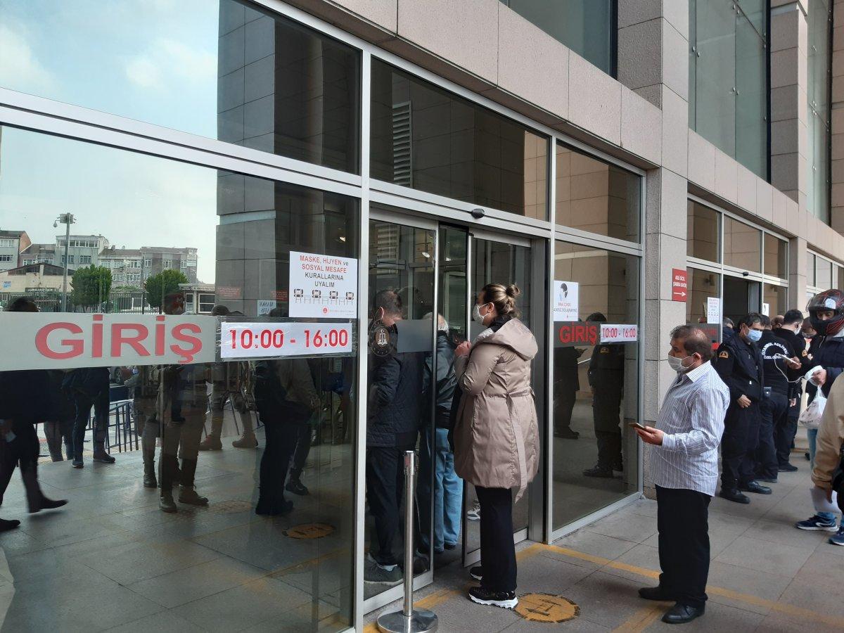 İstanbul Adalet Sarayı’nda HES kodu uygulaması başladı