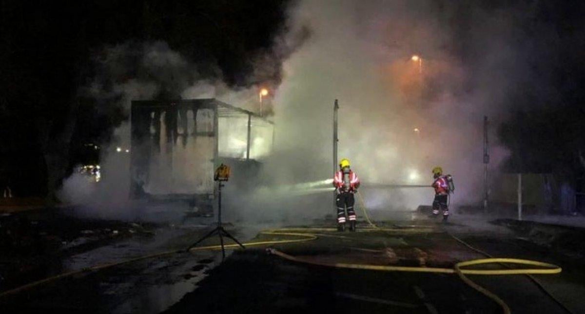 İngiltere’de kimyasal madde taşıyan tankerde yangın