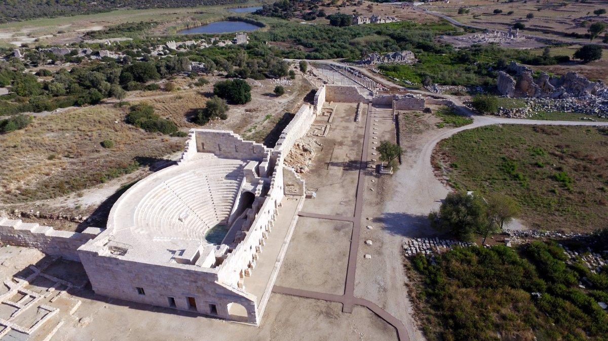 Patara antik kenti gelir ve ziyaretçi rekoru kırdı