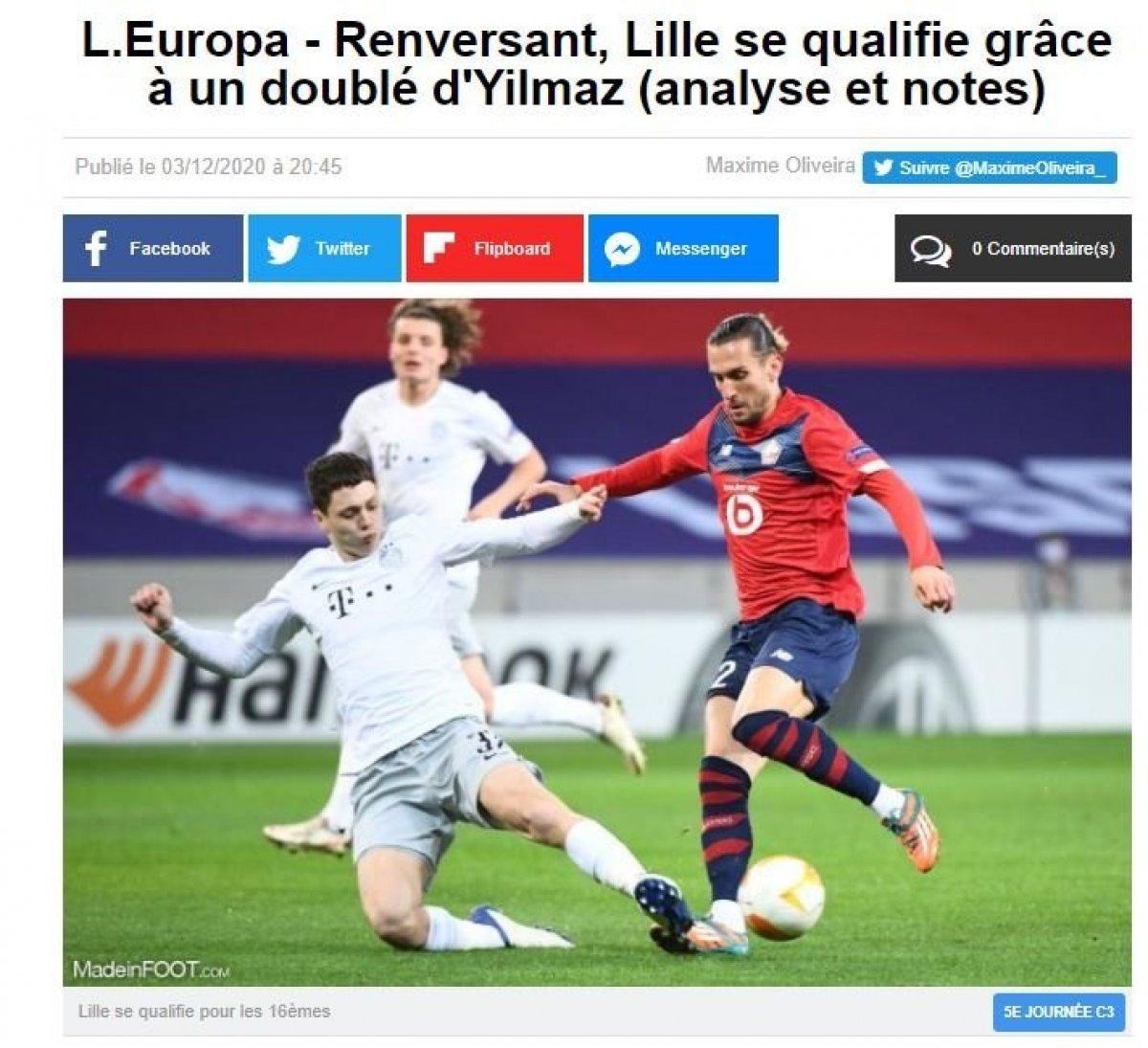 Fransız basınındaki Burak Yılmaz manşetleri