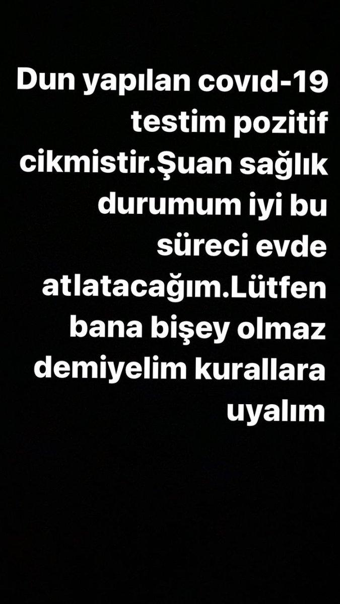 Efecan Karaca koronavirüse yakalandı