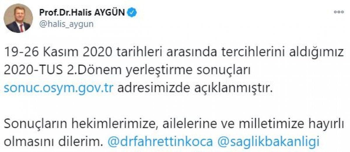 2020 TUS 2. Dönem yerleştirme sonuçları açıklandı