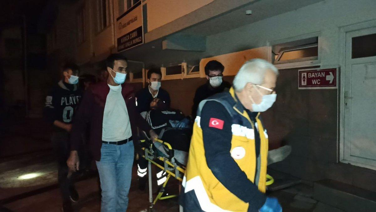 Düzce'de koronavirüse yakalandığını öğrenince, cinnet geçirdi