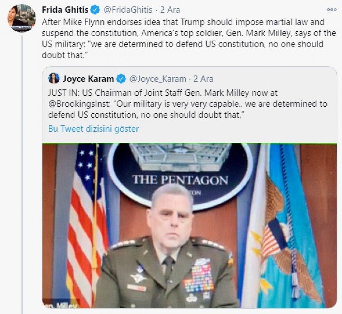 Trump'ın sıkıyönetim ilan etmesi için kampanya başlatıldı