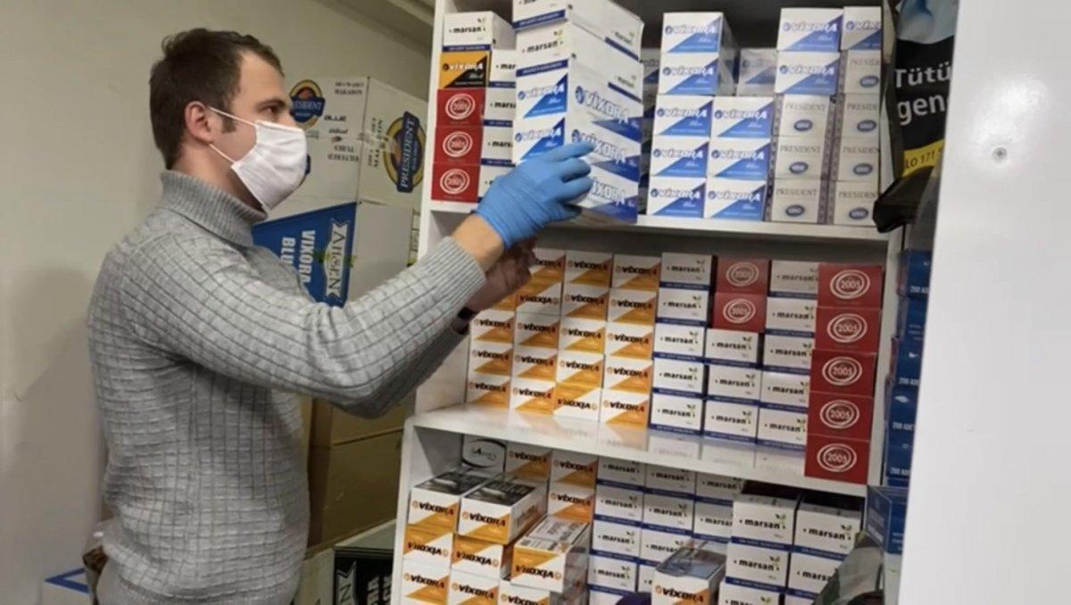 İstanbul’da 1.5 ton kaçak tütün ele geçirildi