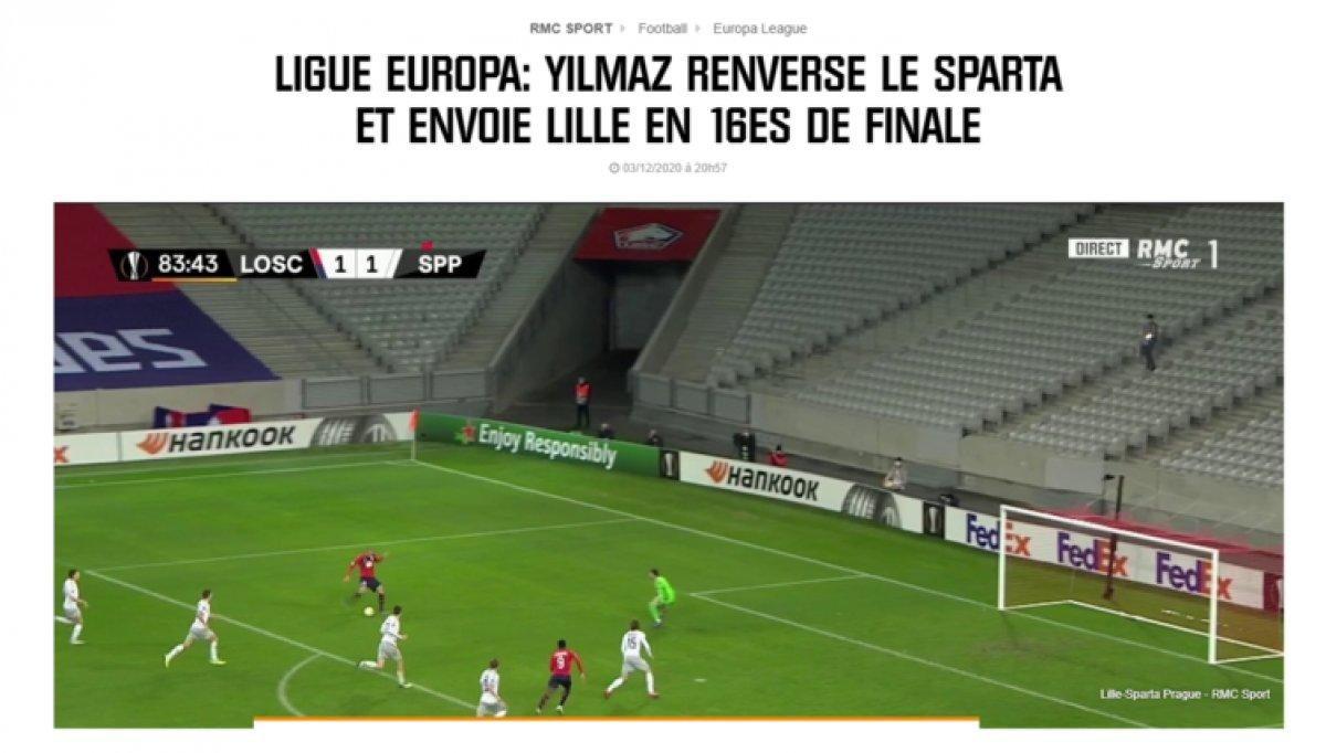 Fransız basınındaki Burak Yılmaz manşetleri