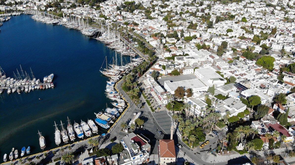 Bodrum en sessiz gününü yaşıyor