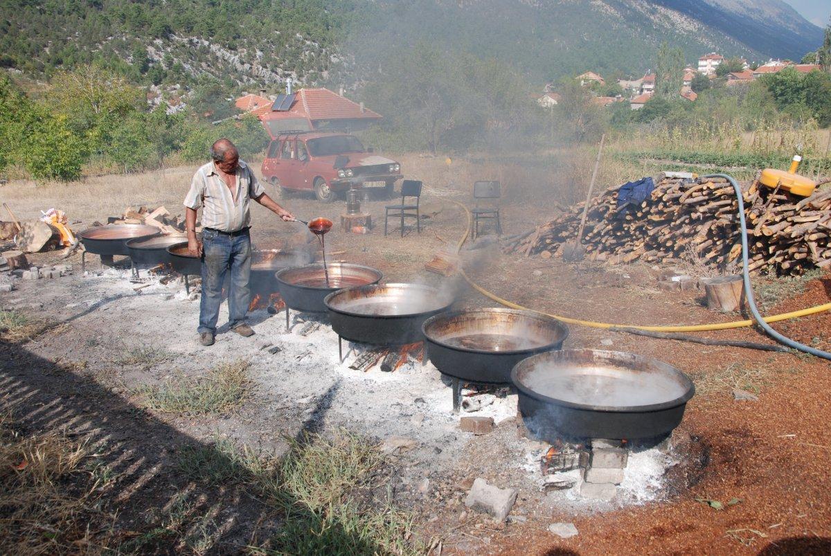 Andız pekmezi bölgenin geçim kaynağı