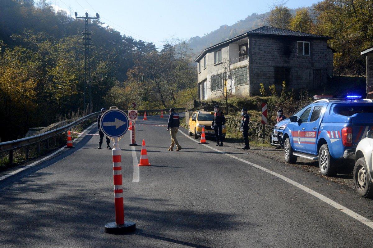 Akçaabat'ta karantina haberini duyanlar mahalleyi terk etti