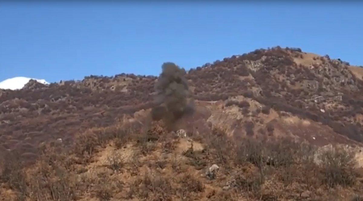 Tunceli'de tespit edilen EYP imha edildi