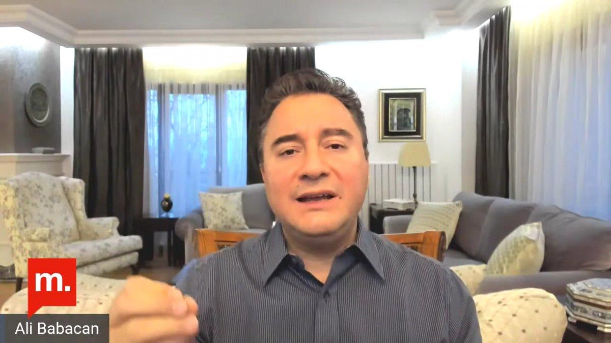Ali Babacan: Hükümetin aşı tavsiyesine inanmıyorum