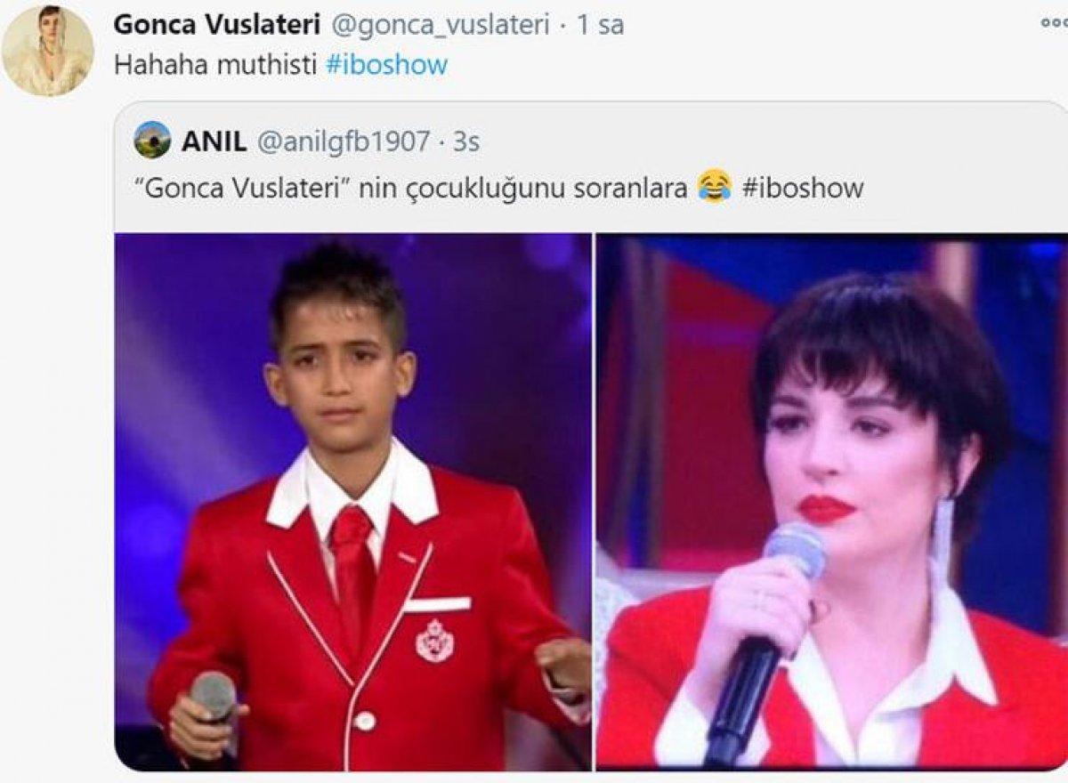Gonca Vuslateri’yi Şahin Kendirci'ye benzettiler