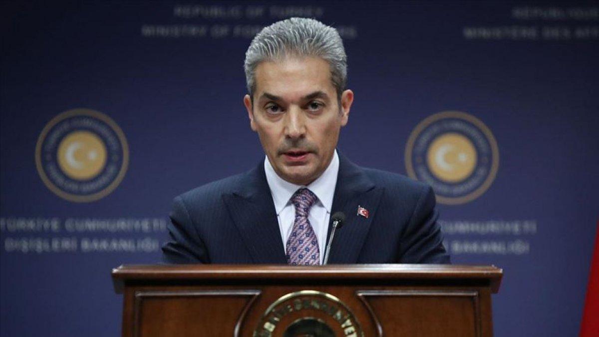 Dışişleri Bakanlığı: Yunanistan, meseleleri ancak Türkiye ile masaya oturarak çözebilir