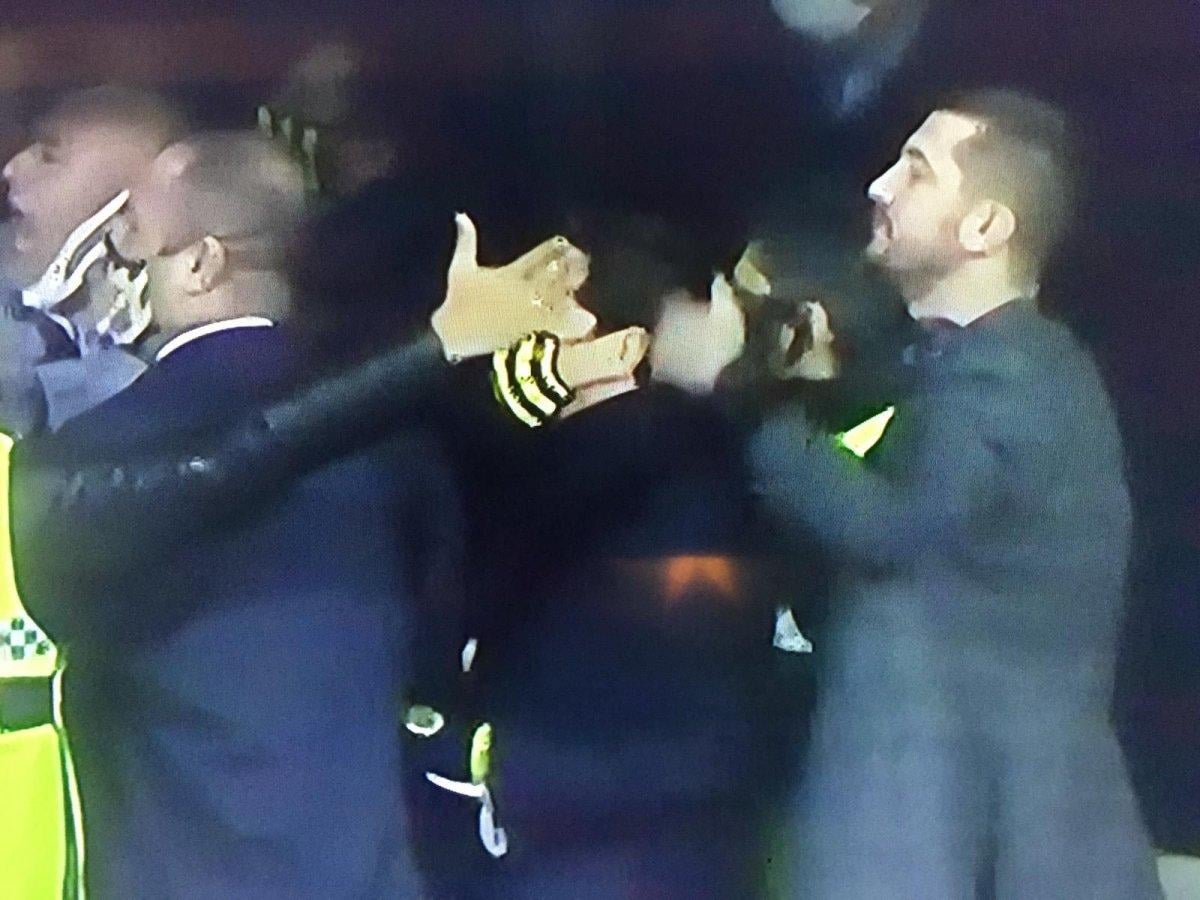 Denizlispor-Fenerbahçe maçında protokolde kavga çıktı