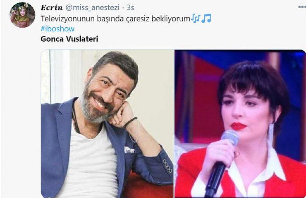 Gonca Vuslateri’yi Şahin Kendirci'ye benzettiler