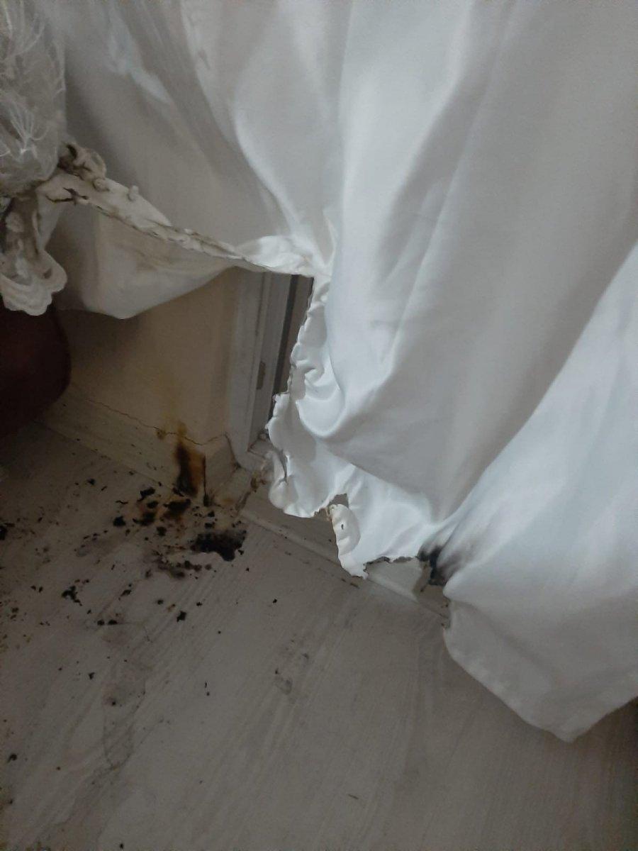 Diyarbakır'da evlat nöbetindeki ailenin evi yakılmak istendi