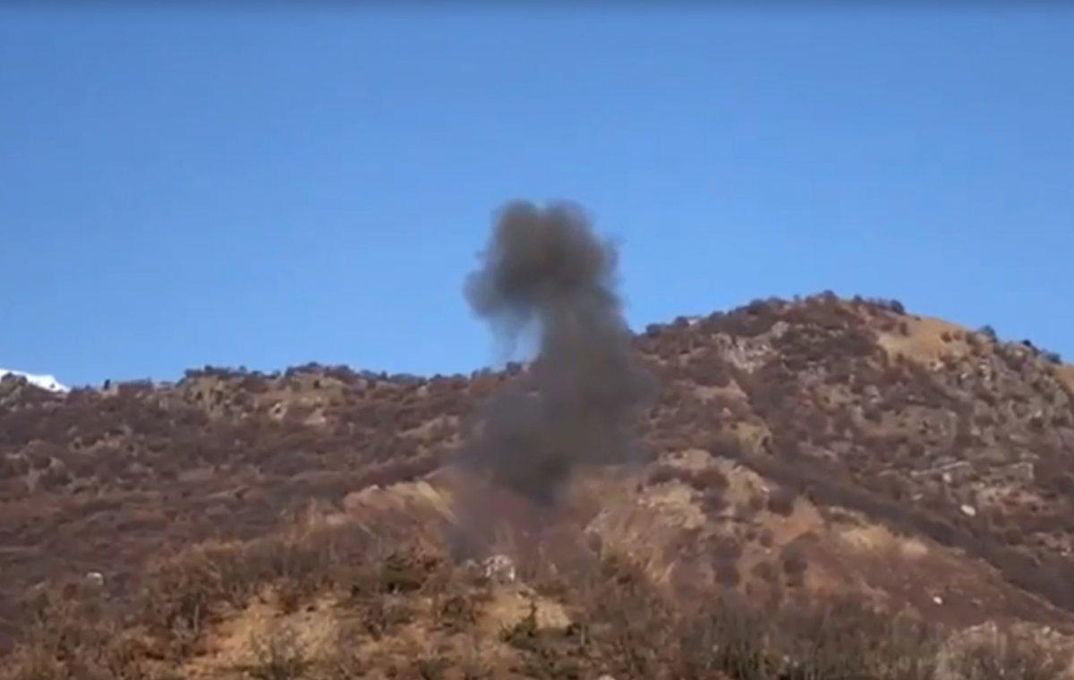 Tunceli'de tespit edilen EYP imha edildi