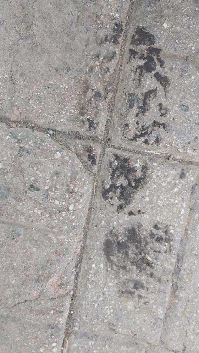 Diyarbakır'da kaldırımdaki ayak izi, hırsızı ele verdi