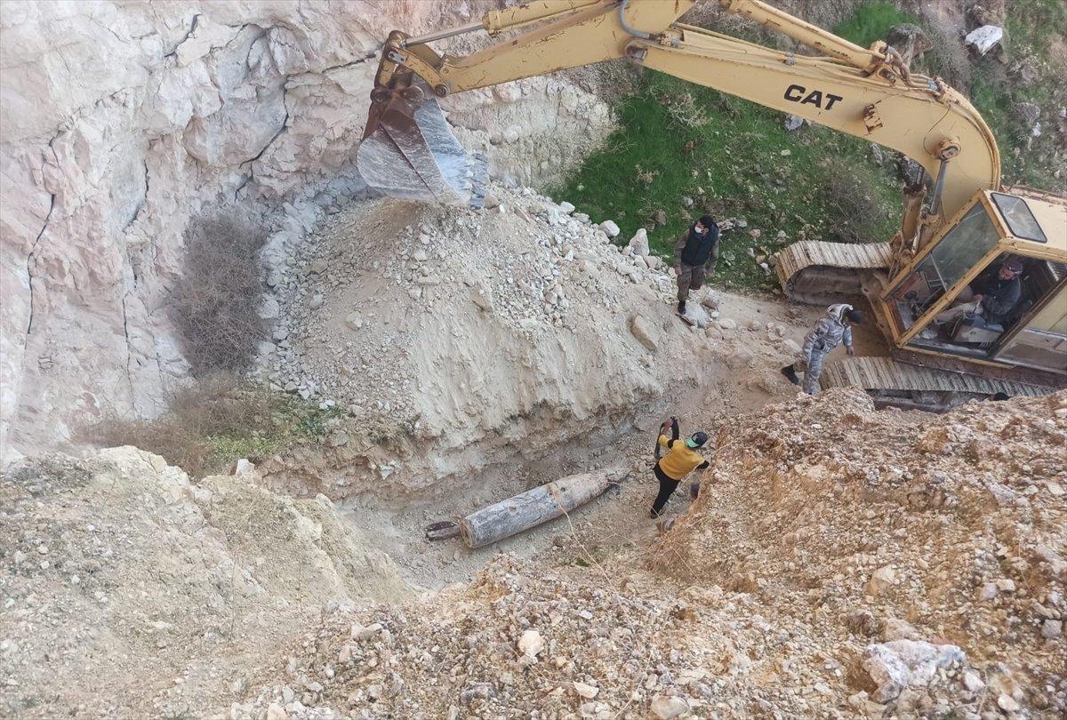 El-Bab'ta tespit edilen 1 tonluk bomba imha edildi