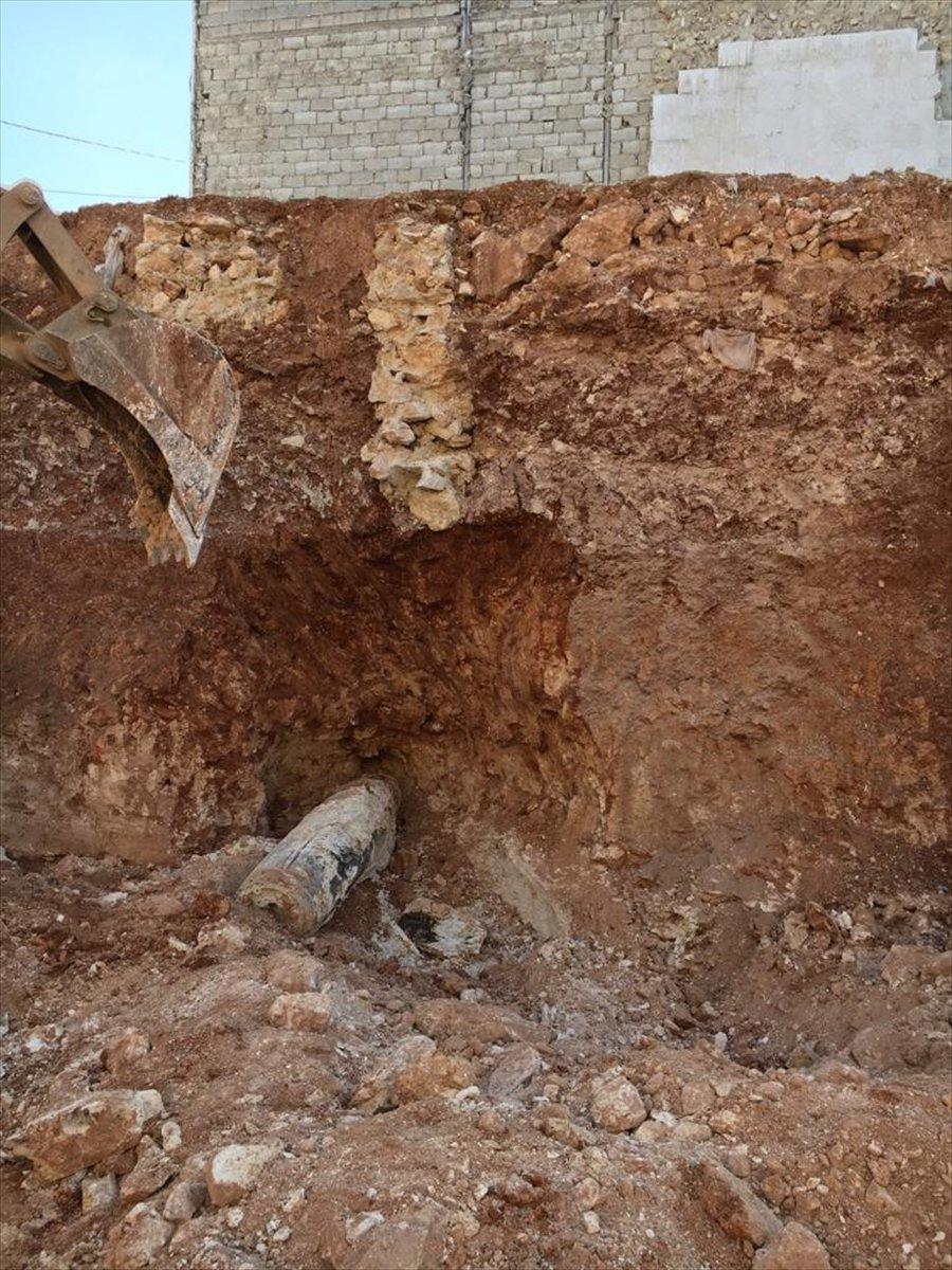 El-Bab'ta tespit edilen 1 tonluk bomba imha edildi