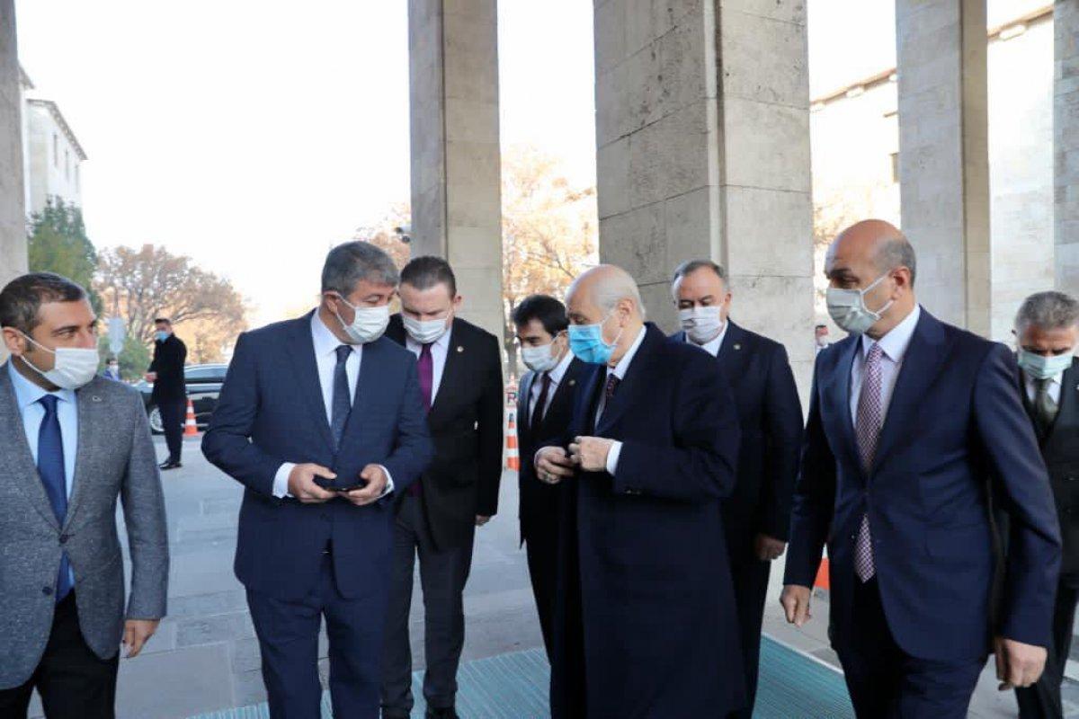 Devlet Bahçeli, 2021 bütçe görüşmeleri için Meclis'te