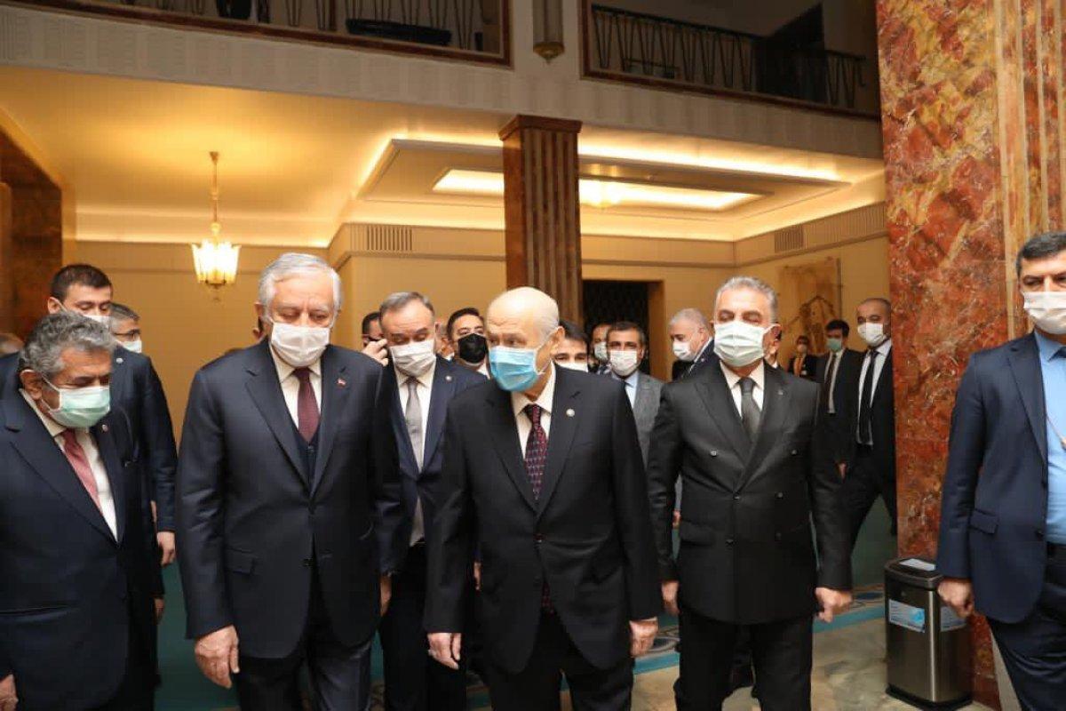 Devlet Bahçeli, 2021 bütçe görüşmeleri için Meclis'te