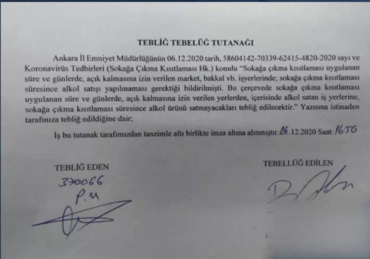 Ankara'da hafta sonu işletmeler alkol satışı yapamayacak