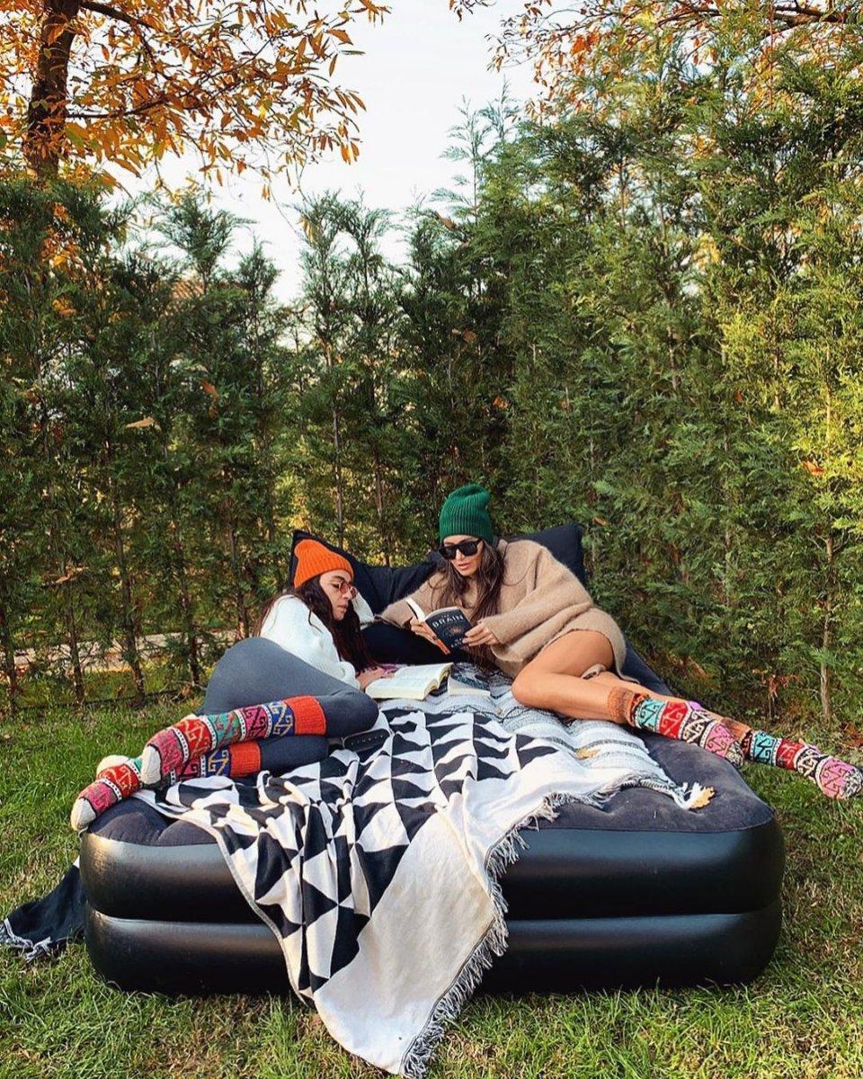 Eda Taşpınar, doğaya kaçtı