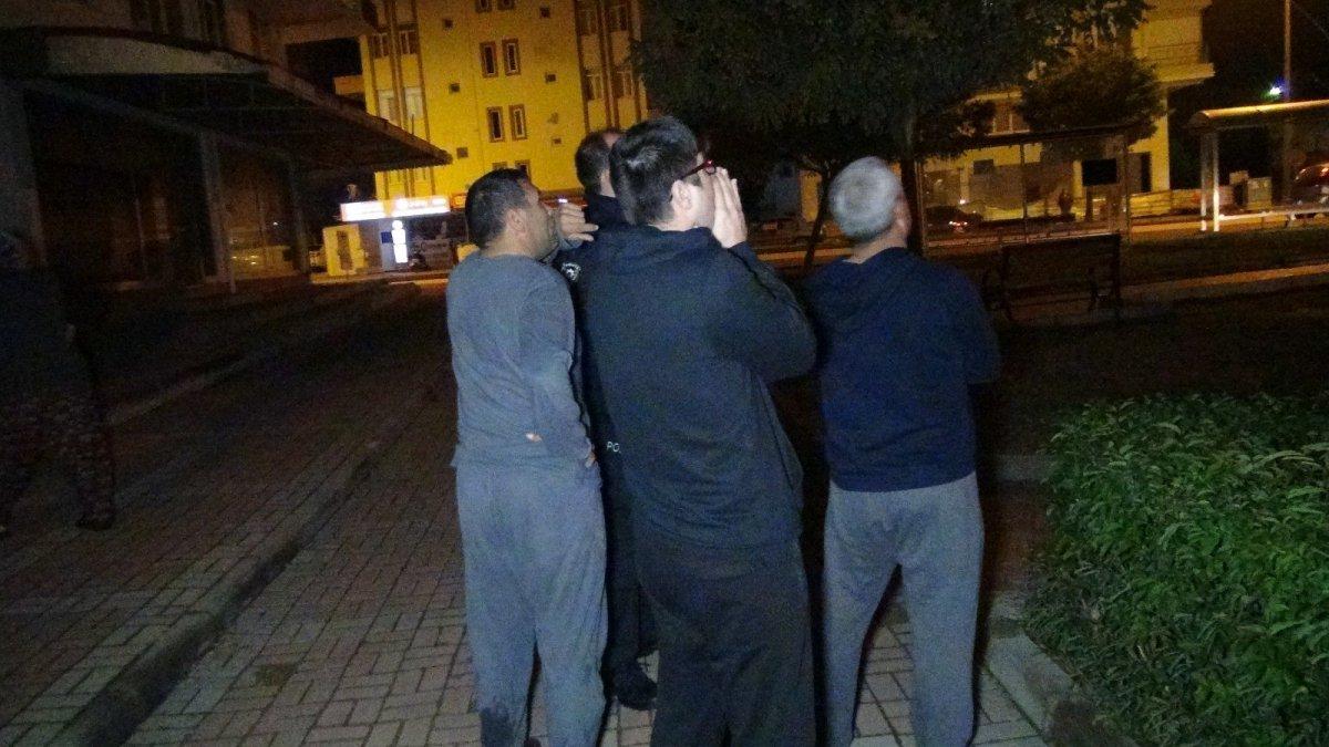 Antalya'da evin balkonundan yükselen duman, paniğe neden oldu