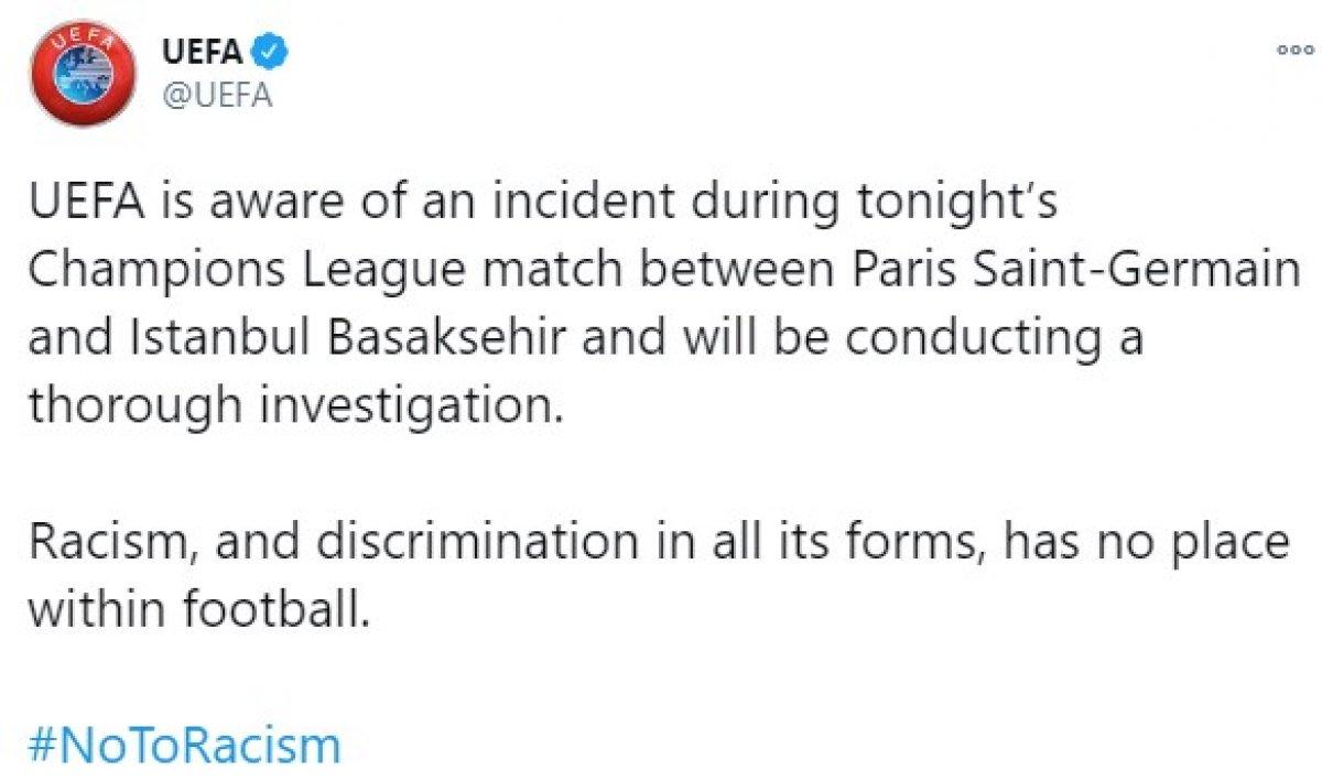 UEFA: Ayrımcılığın hiçbir türüne futbolda yer yok