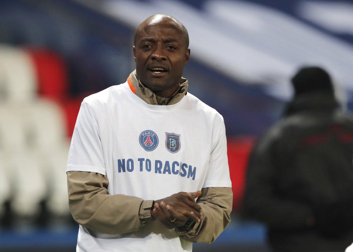 Başakşehir ve PSG'li futbolcular ırkçılığı protesto etti