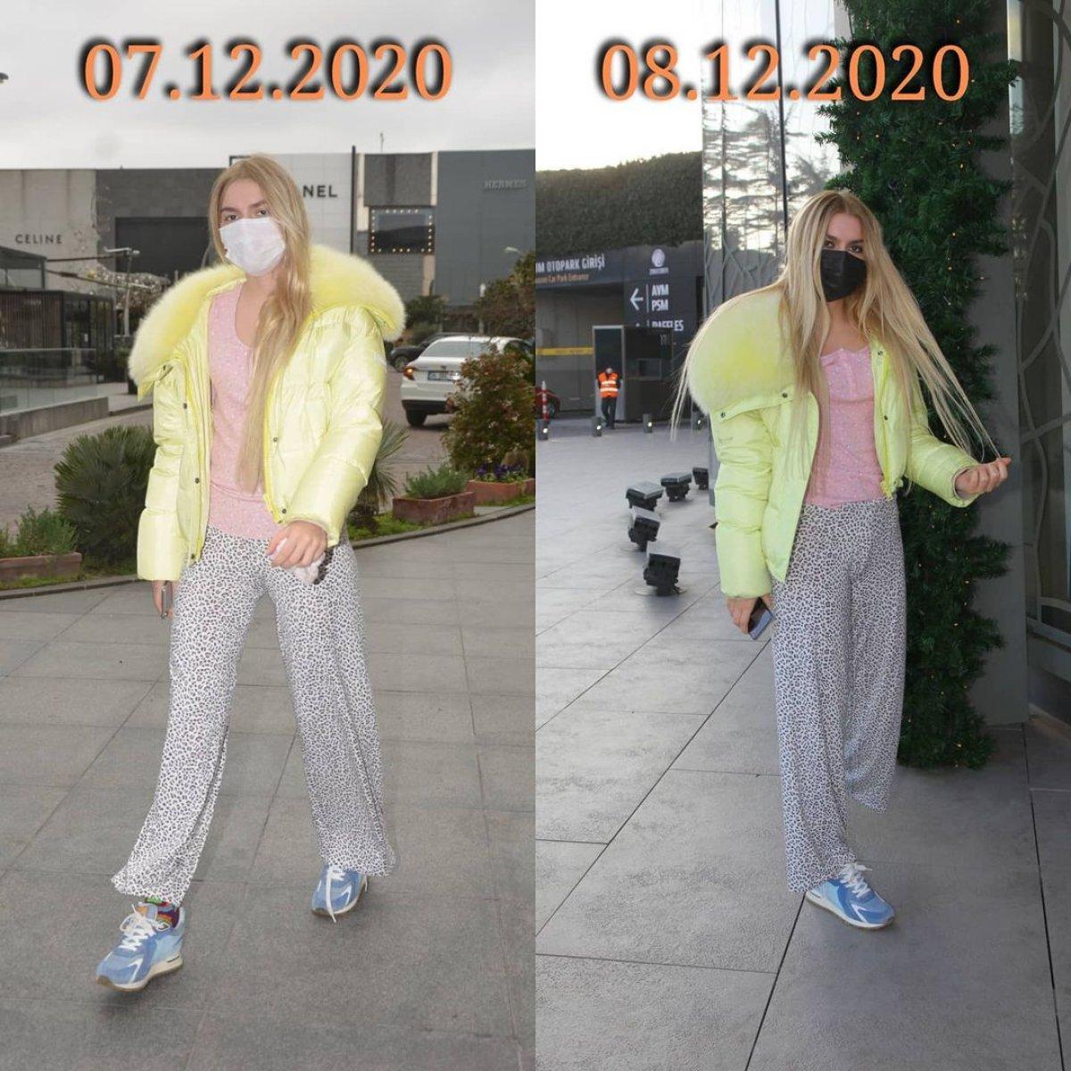 Aleyna Tilki, pijamasını çıkarmıyor