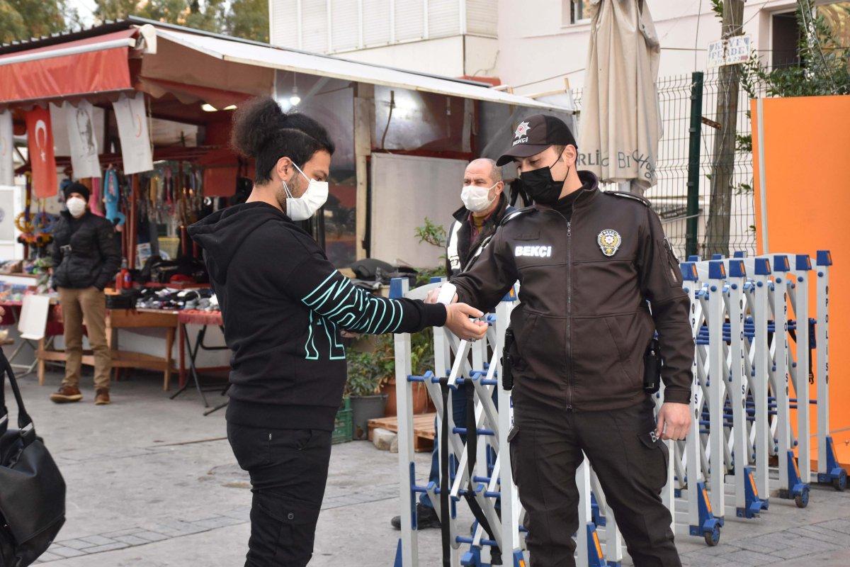 İzmir'deki çarşılarda koronavirüs önlemleri artırıldı