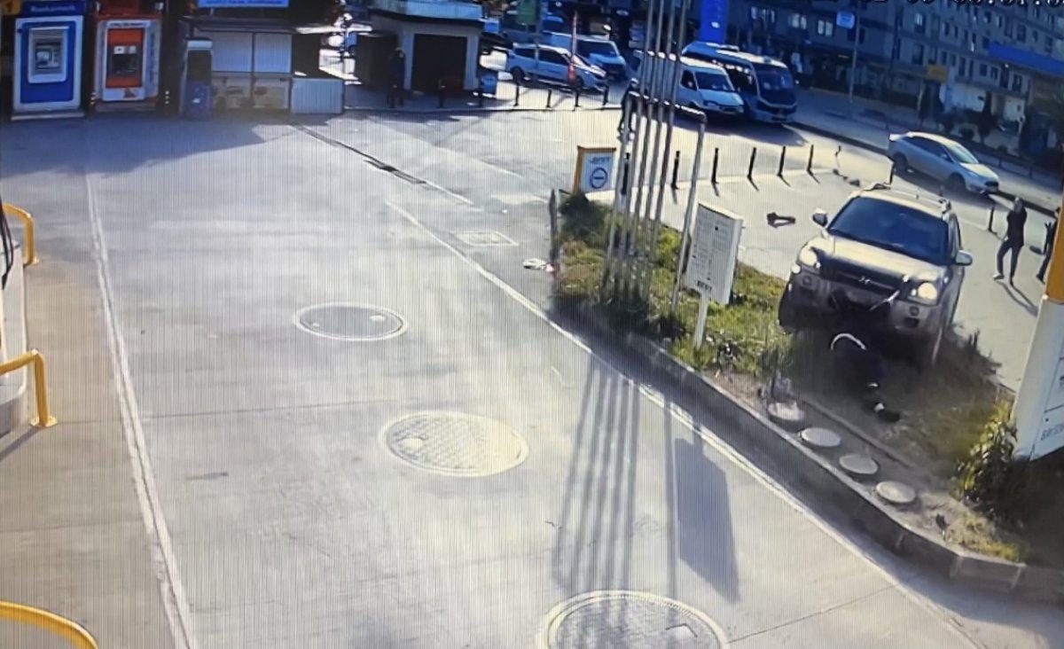 Maltepe'de İranlı kadının öldüğü kaza kamerada