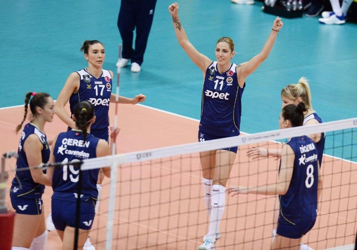 Fenerbahçe CEV Kadınlar Şampiyonlar Ligi'nde 2'de 2 yaptı
