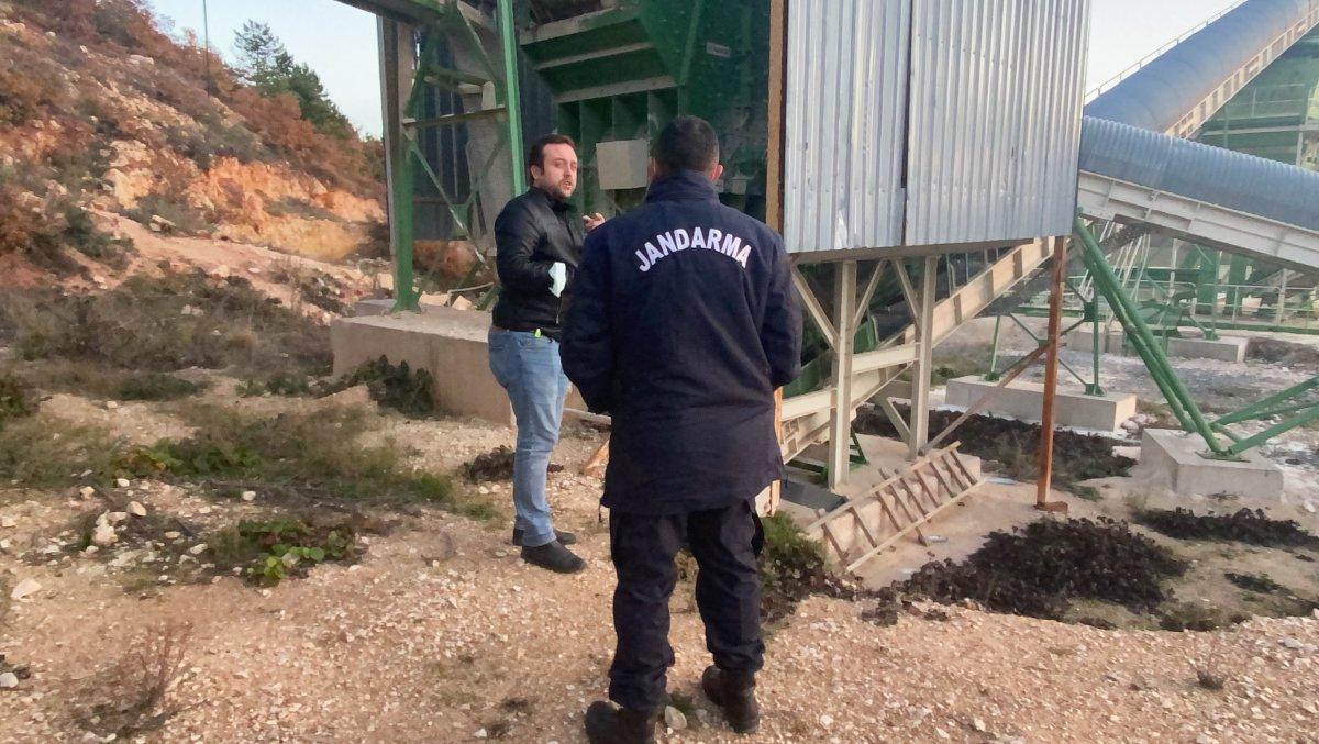 Bursa’daki taş ocağından 700 bin liralık trafo ve kablo çalındı