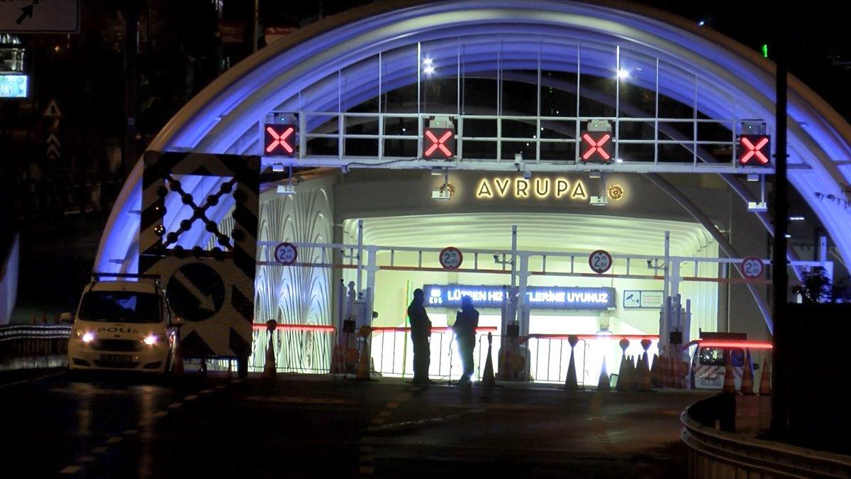 Avrasya Tüneli'nde yangın tatbikatı