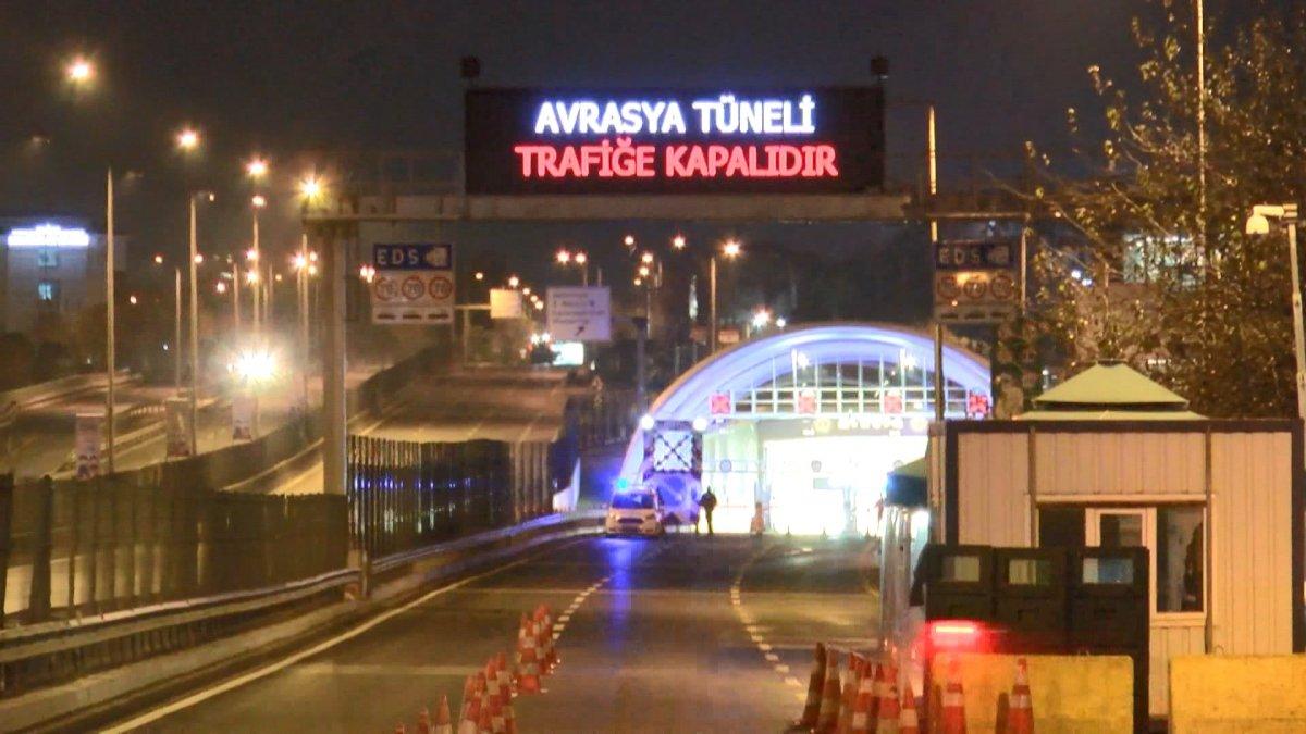 Avrasya Tüneli'nde yangın tatbikatı
