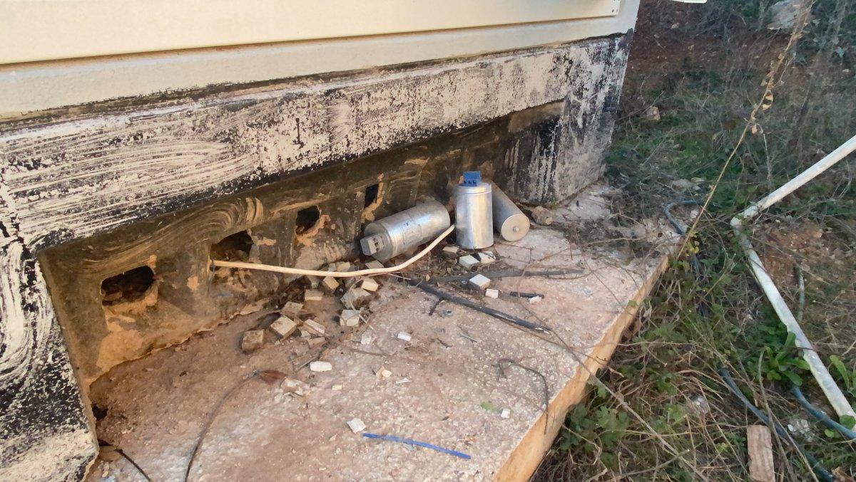 Bursa’daki taş ocağından 700 bin liralık trafo ve kablo çalındı