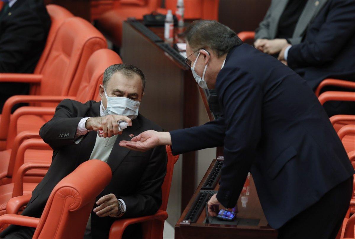 Meclis'te BOREL ile koronavirüs tedbiri