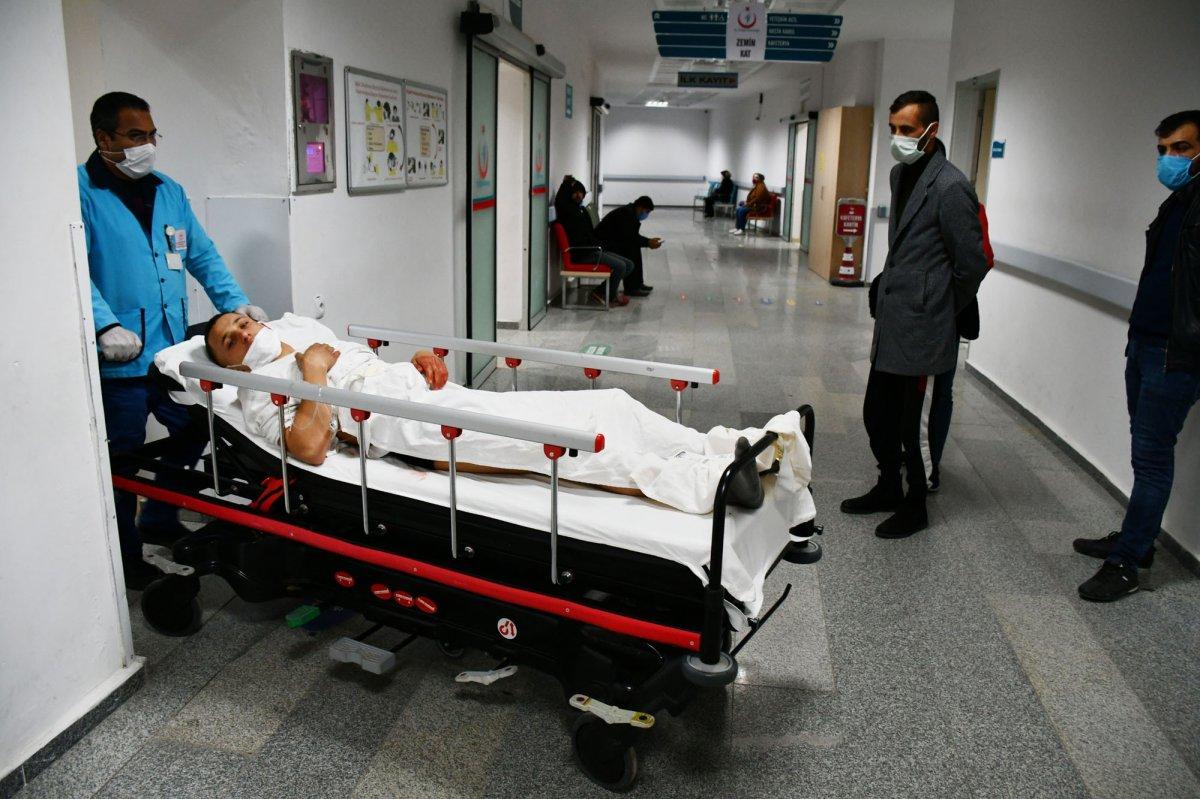 Aksaray'da 3 yerinden bıçakla yaralanan gençten şaşırtan cevap